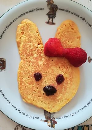 うさぎさん人参パンケーキ-レシピのメイン写真