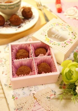 シナモン香る～★大人味のチョコトリュフ-レシピのメイン写真