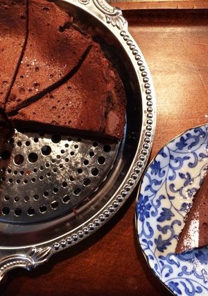材料２つ チョコケーキ-レシピのメイン写真