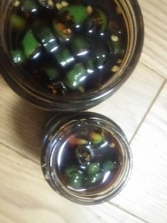 簡単‼青唐辛子のニンニク醤油漬け-レシピのメイン写真