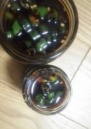 簡単‼青唐辛子のニンニク醤油漬け-レシピのメイン写真
