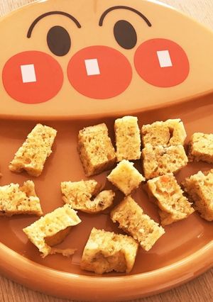 離乳食後期バナナ蒸しパン♡-レシピのメイン写真