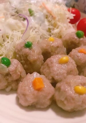 包まない!皮なしズボラ シュウマイ♡-レシピのメイン写真