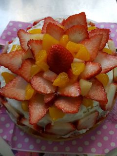 イチゴたっぷりケーキ-レシピのメイン写真