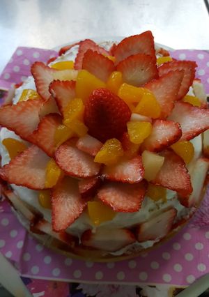 イチゴたっぷりケーキ-レシピのメイン写真