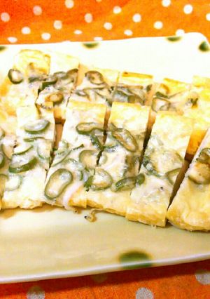 油揚げのしらすネギチーズ焼き-レシピのメイン写真