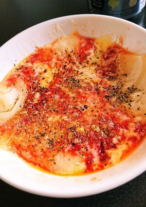 超絶ズボラのピザ風切り餅(´c_`)-レシピのメイン写真