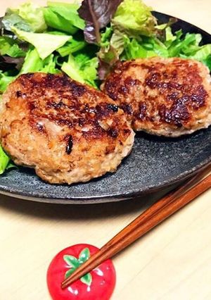 卵不使用!豚挽き肉ハンバーグ-レシピのメイン写真