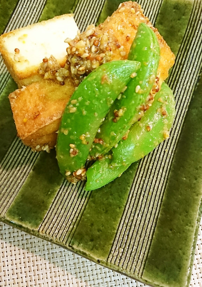 厚揚げの粒マ・ごま和え-レシピのメイン写真