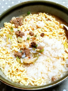 インスタントラーメン雑炊-レシピのメイン写真