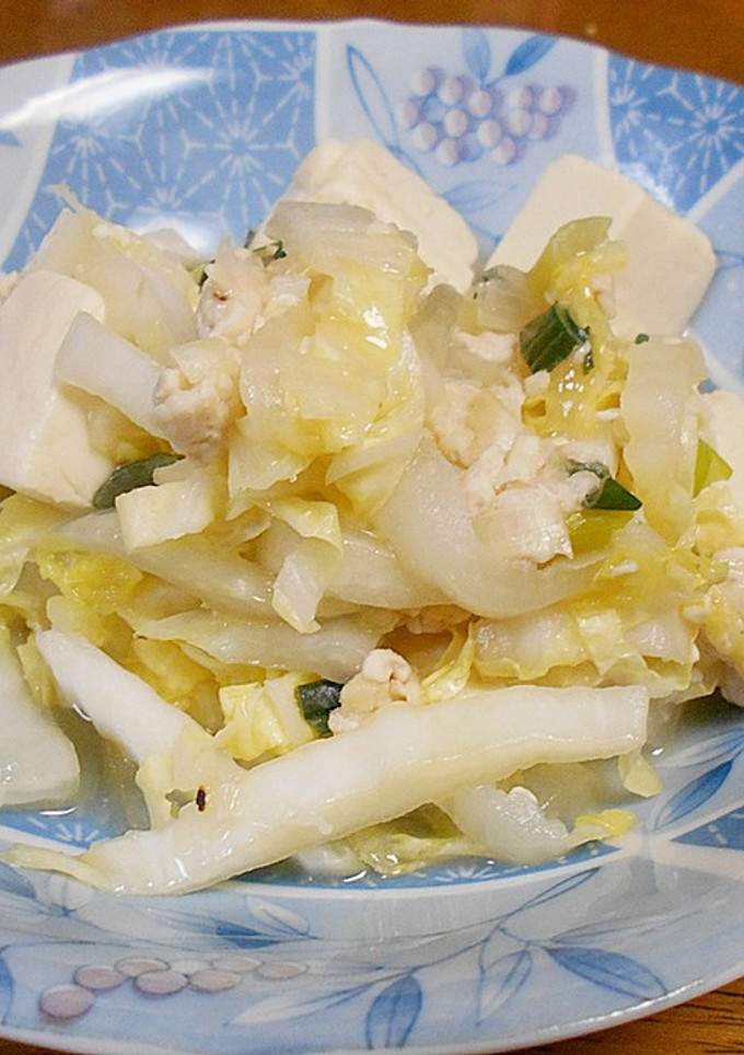 白菜と豆腐のあったか炒め煮-レシピのメイン写真