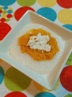 離乳食(初期・中期)かぼちゃのドリア-レシピのメイン写真