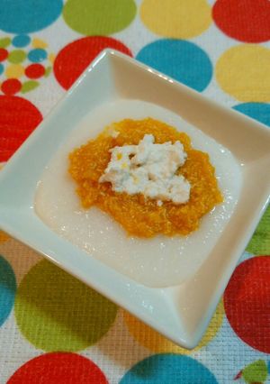 離乳食(初期・中期)かぼちゃのドリア-レシピのメイン写真
