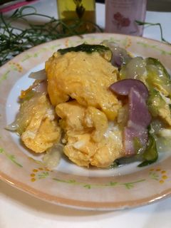 無限白菜!白菜と卵のベーコン中華炒め-レシピのメイン写真