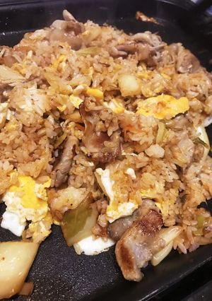 ホットプレートでキムチチャーハン-レシピのメイン写真