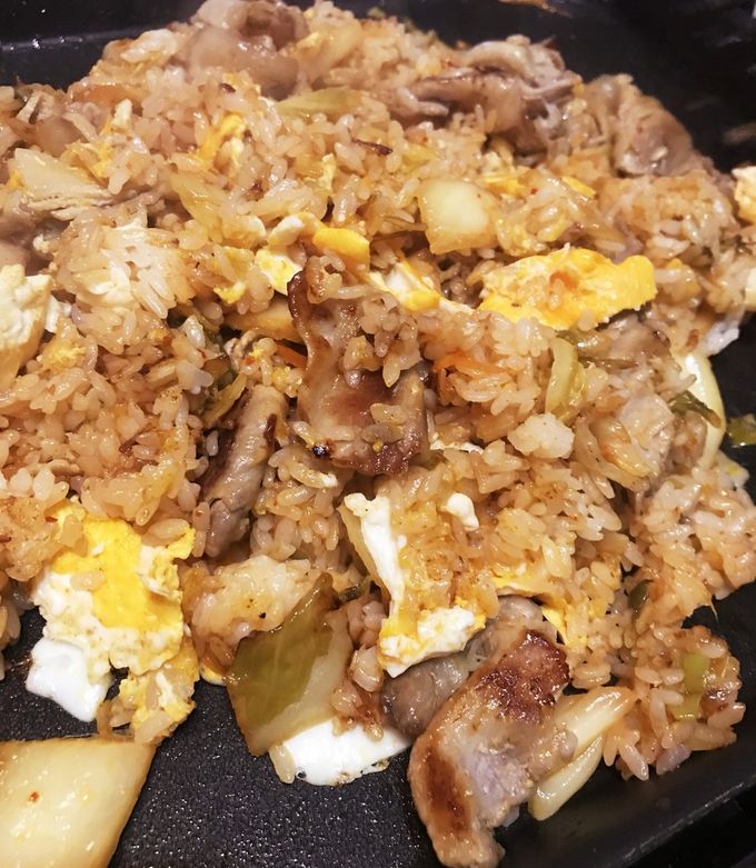 ホットプレートでキムチチャーハン-レシピのメイン写真
