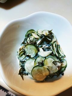 キュウリとワカメのマヨ醤油和え-レシピのメイン写真