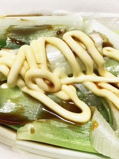 長ネギ 電子レンジで簡単!マヨ醤油和え-レシピのメイン写真