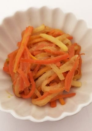 にんじんと大根の味噌炒め-レシピのメイン写真