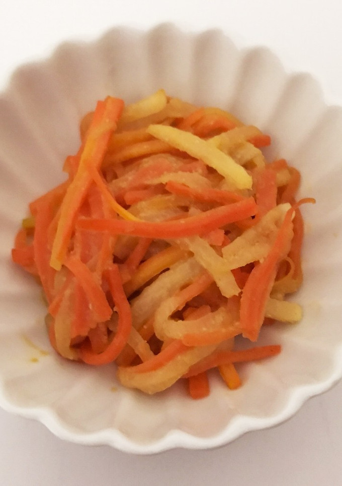 にんじんと大根の味噌炒め-レシピのメイン写真
