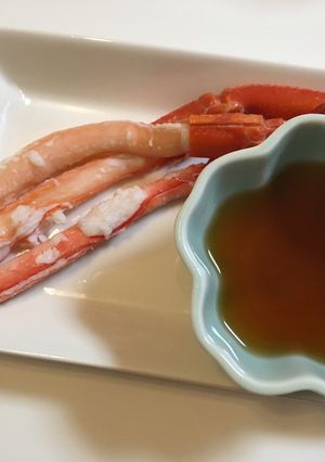 かにの三杯酢-レシピのメイン写真