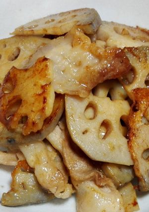 蓮根のわさびきんぴら-レシピのメイン写真