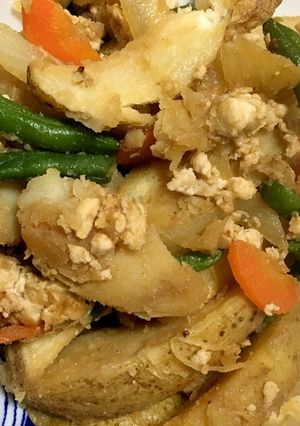 冷凍ポテトで作る簡単肉じゃが！-レシピのメイン写真