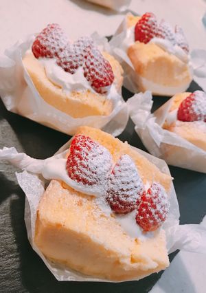 プレーンシフォンケーキ-レシピのメイン写真