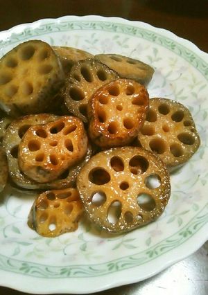 我が家の減塩　焼きレンコン-レシピのメイン写真