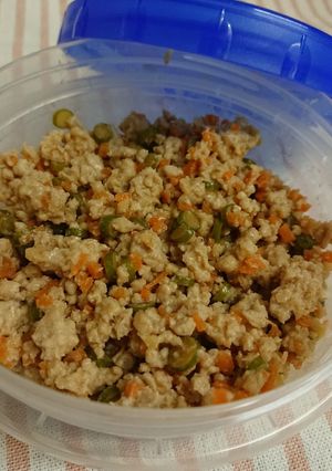 レンジで簡単☆野菜たっぷり鶏そぼろ-レシピのメイン写真