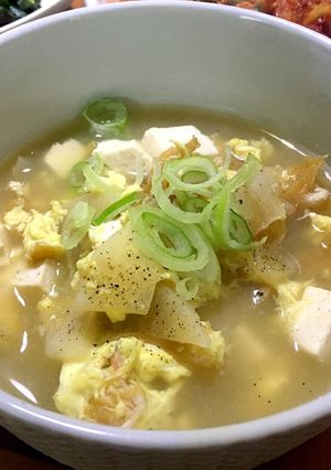 簡単だけど本格！本場プゴク干し鱈のスープ-レシピのメイン写真