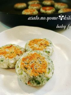 離乳食 ✾ 手づかみパクパク!蓮根おやき-レシピのメイン写真