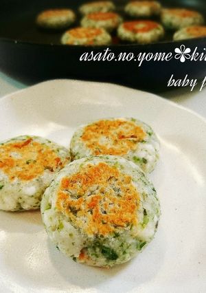 離乳食 ✾ 手づかみパクパク！蓮根おやき-レシピのメイン写真
