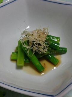 グリーンアスパラお浸し-レシピのメイン写真