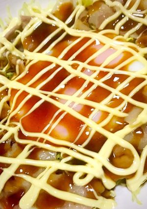 レンジで簡単♡なんちゃってお好み焼き-レシピのメイン写真