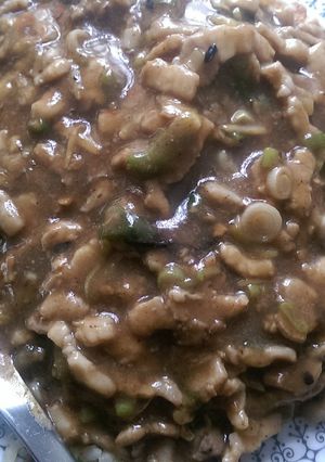 肉あんかけ炒飯(魚香肉絲+炒飯)-レシピのメイン写真