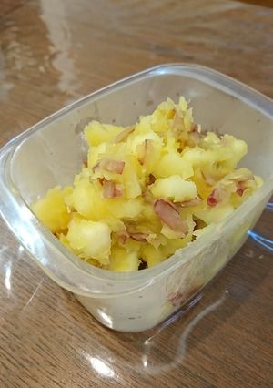 さつまいもとリンゴのレモンバター煮-レシピのメイン写真