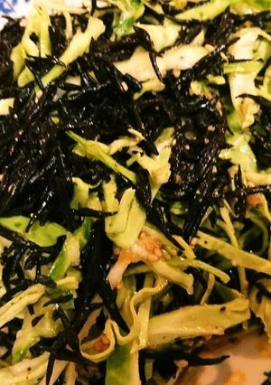 キャベツとひじきの味噌ポン酢サラダ-レシピのメイン写真