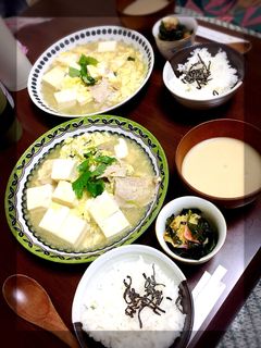 母の味。 お豆腐と豚肉の玉子とじ-レシピのメイン写真