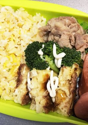 旦那弁当31♥炒飯弁当！-レシピのメイン写真