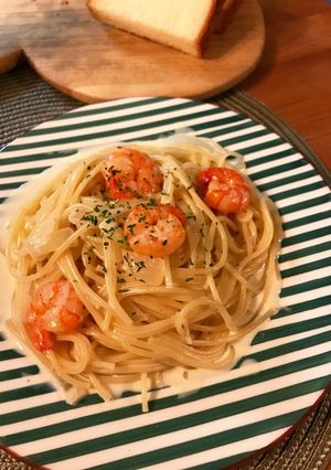 海老のクリームパスタ-レシピのメイン写真