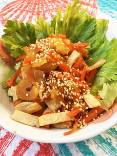 〜お弁当やおつまみに〜セロリのきんぴら-レシピのメイン写真