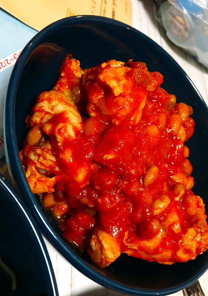 余った節分豆でトマト煮込み♪-レシピのメイン写真