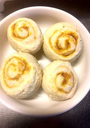 離乳食おやつ◎かぼちゃきなこロール-レシピのメイン写真