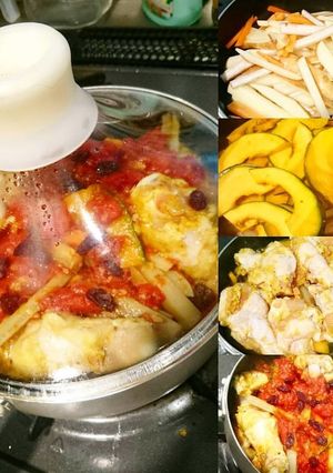 根菜類のタジン鍋煮込み-レシピのメイン写真