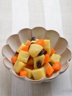 さつまいもとニンジンのはちみつ煮-レシピのメイン写真