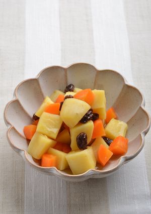 さつまいもとニンジンのはちみつ煮-レシピのメイン写真