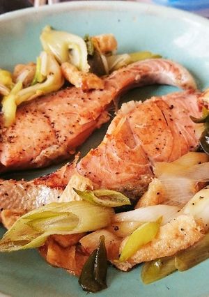 しゃけねぎ焼き-レシピのメイン写真