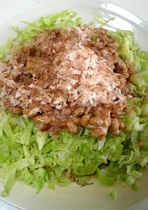５分でできる！キャベツの納豆サラダ-レシピのメイン写真