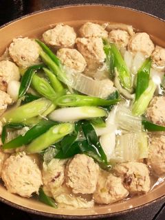 ネギたっぷり鶏団子鍋-レシピのメイン写真
